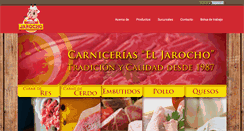 Desktop Screenshot of carnesjarocho.com