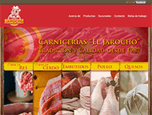 Tablet Screenshot of carnesjarocho.com